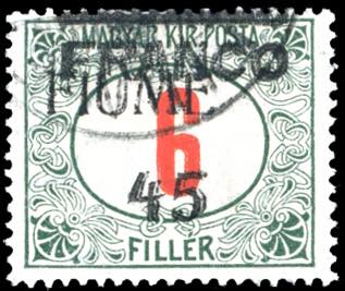FIUME 1919 - 45 cent. su 6 f., ... 