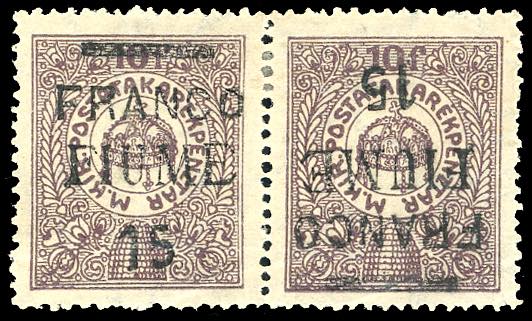 FIUME 1919 - 15 f. su 10 f., ... 