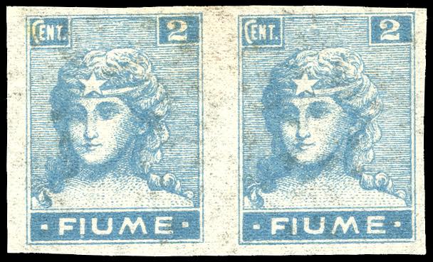 FIUME 1919 - 2 cent. Allegorie e ... 