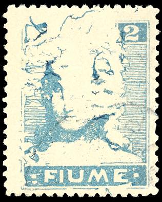 FIUME 1919 - 2 cent. Allegorie e ... 