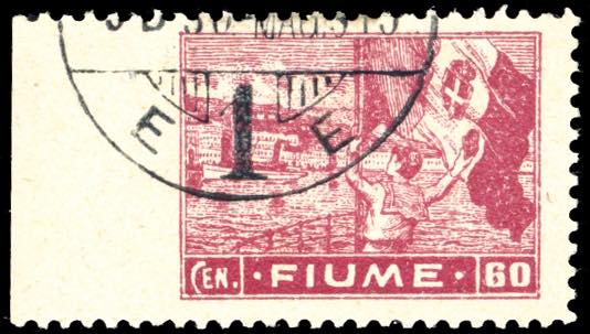 FIUME 1919 - 60 cent. Allegorie e ... 