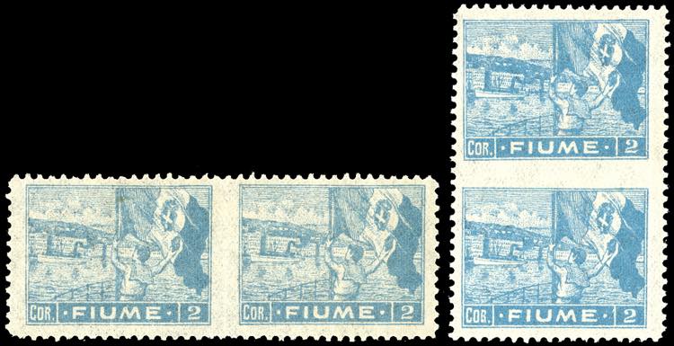 FIUME 1919 - 2 cor. Allegorie e ... 