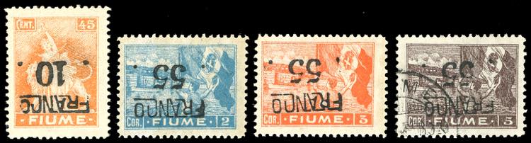 FIUME 1919/20 - Soprastampati ... 