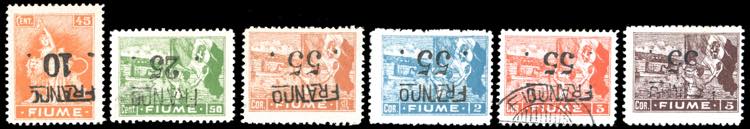 FIUME 1919 - Soprastampati, carta ... 