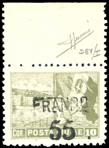 FIUME 1919/20 - 55 cent. su 10 ... 