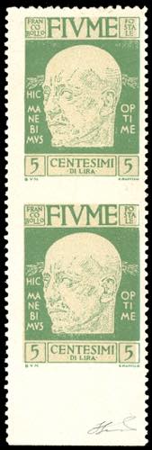 FIUME 1920 - 5 cent. DAnnunzio, ... 