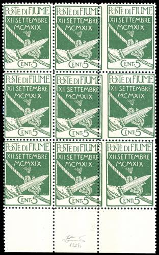 FIUME 1920 - 5 cent. Legionari, ... 