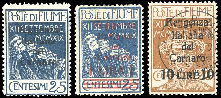 FIUME 1920 - Soprastampati ... 