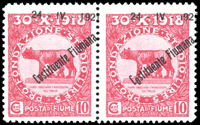 FIUME 1921 - 10 cent. ... 