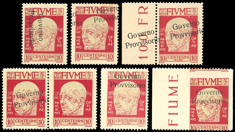 FIUME 1921 - 10 cent. ... 