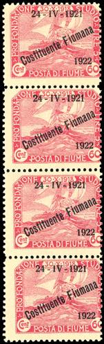 FIUME 1922 - 60 cent. ... 