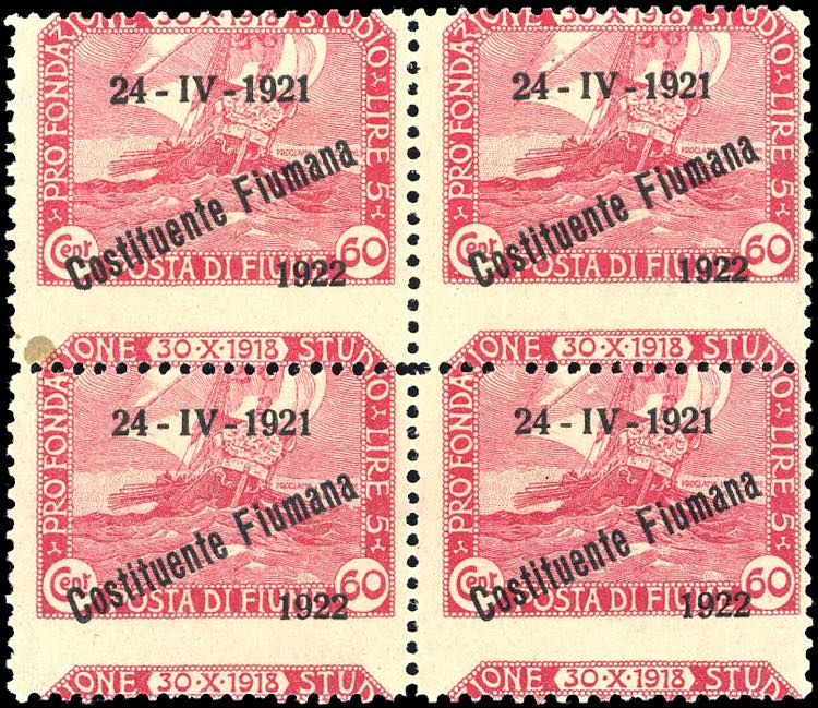 FIUME 1922 - 60 cent. ... 
