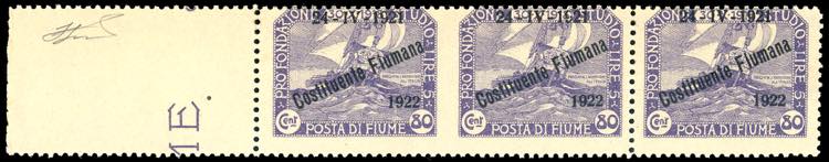 FIUME 1922 - 80 cent. ... 