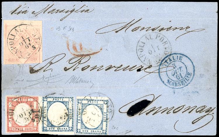 1861 - 20 grana rosa chiaro, II ... 