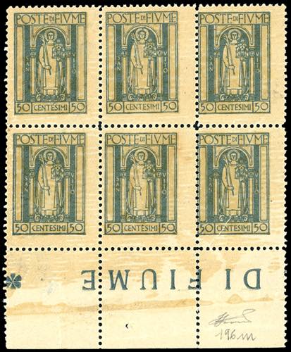 FIUME 1923 - 50 cent. San Vito, ... 