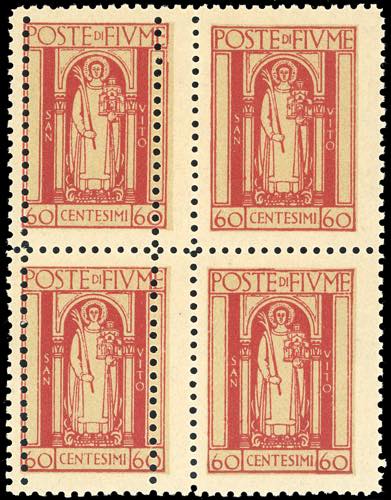 FIUME 1923 - 60 cent. San Vito, ... 