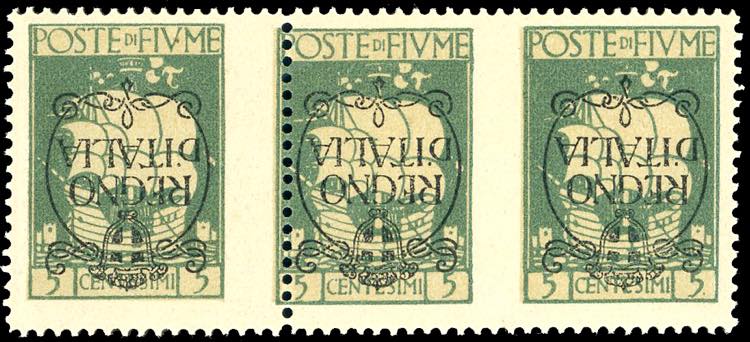 FIUME 1924 - 5 cent. soprastampato ... 