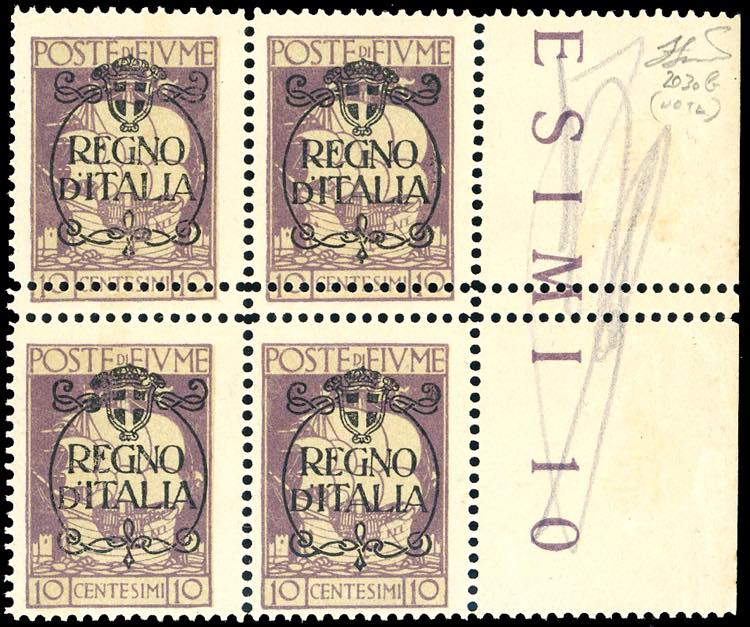 FIUME 1924 - 10 cent. ... 