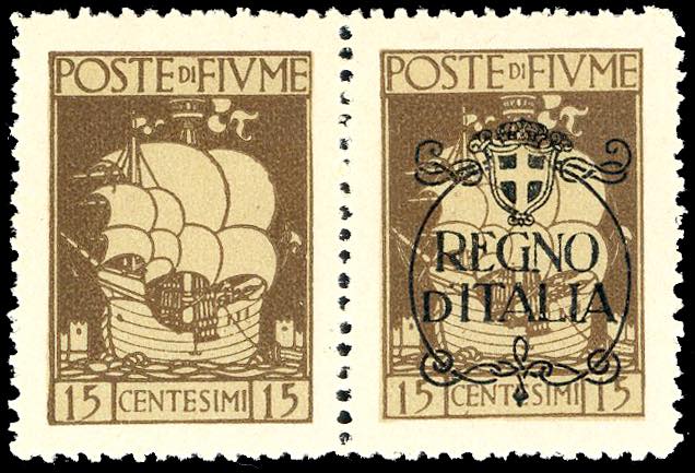 FIUME 1924 - 15 cent. ... 