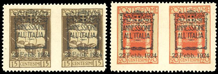 FIUME 1924 - 15 cent. ... 