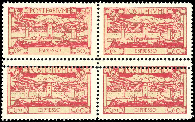 FIUME ESPRESSI 1923 - 60 cent. San ... 