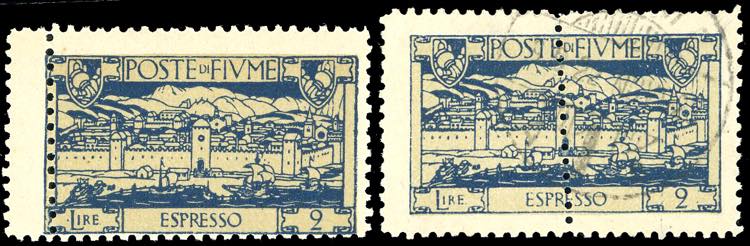 FIUME ESPRESSI 1923 - 2 lire San ... 