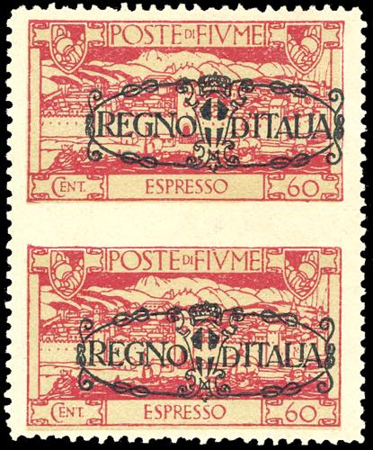 FIUME ESPRESSI 1924 - 60 cent. ... 