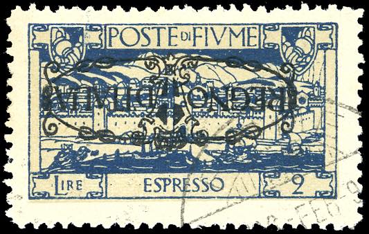 FIUME ESPRESSI 1924 - 2 lire ... 