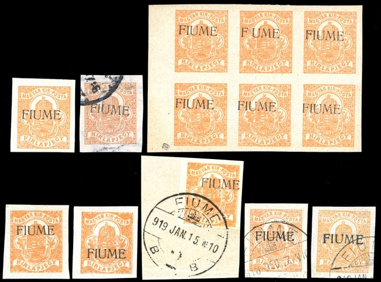 FIUME GIORNALI 1918 - 2 f. ... 