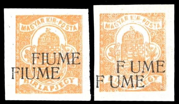 FIUME GIORNALI 1918 - 2 f. ... 