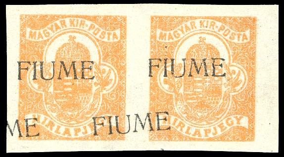 FIUME GIORNALI 1918/19 - 2 f. ... 