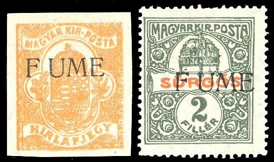 FIUME GIORNALI 1918/19 - 2 f. ... 