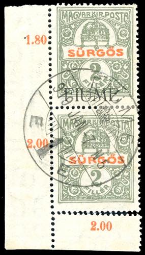 FIUME GIORNALI 1918/19 - 2 f. ... 