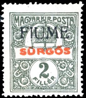 FIUME GIORNALI 1918 - 2 f. oliva e ... 