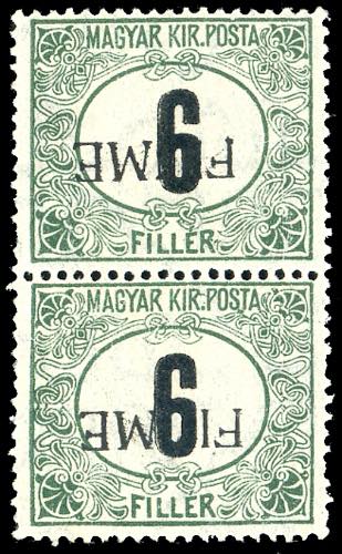 FIUME SEGNATASSE 1918/19 - 6 f. ... 