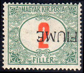 FIUME SEGNATASSE 1918 - 2f, ... 