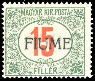 FIUME SEGNATASSE 1918 - 15 f. ... 