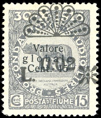 FIUME SEGNATASSE 1921 - 0,02 lire ... 