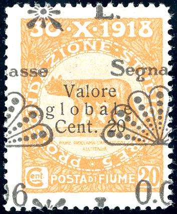 FIUME SEGNATASSE 1921 - 0,06 lire ... 