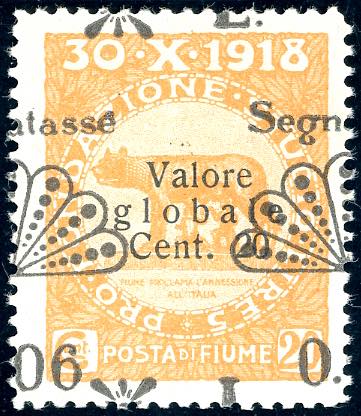 FIUME SEGNATASSE 1921 - 0,06 lire ... 