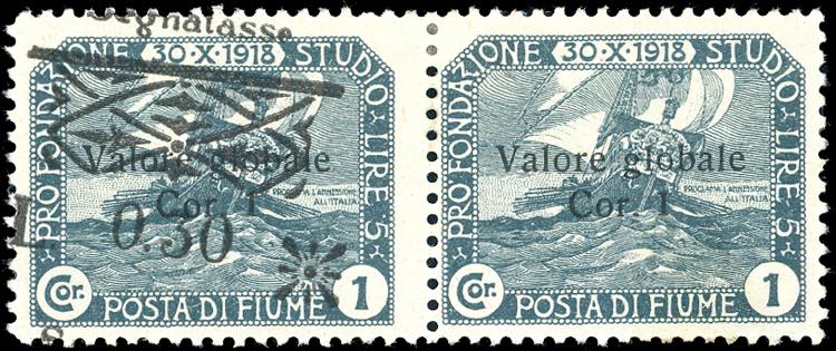 FIUME SEGNATASSE 1921 - 0,30 lire ... 
