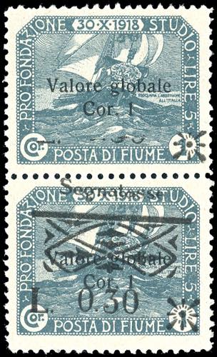 FIUME SEGNATASSE 1921 - 0,30 lire ... 