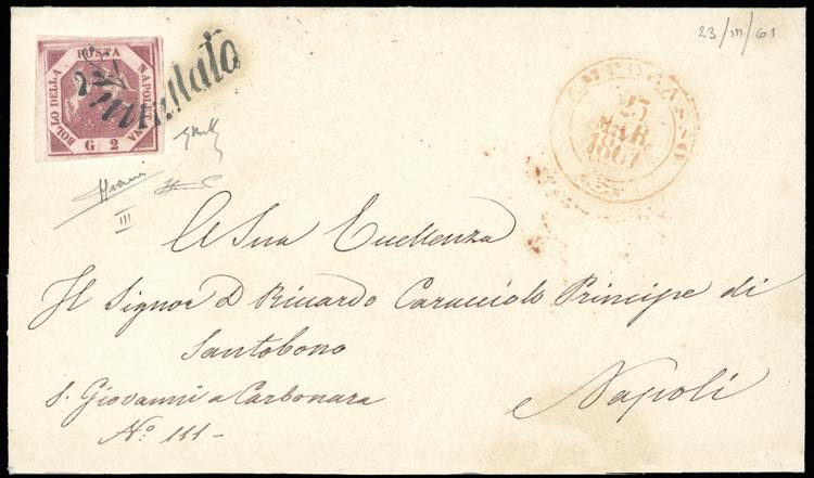 CAMPOBASSO, svolazzo + doppio ... 