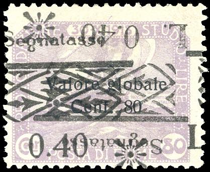 FIUME SEGNATASSE 1921 - 0,40 lire ... 