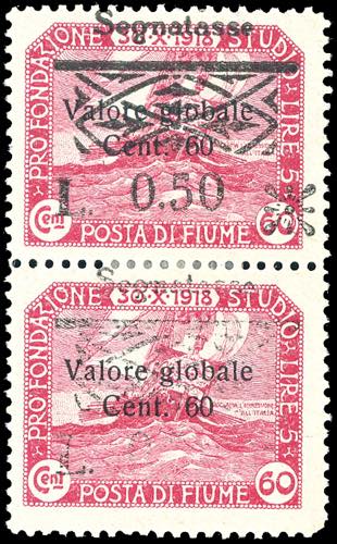 FIUME SEGNATASSE 1921 - 0,50 lire ... 