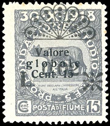 FIUME SEGNATASSE 1921 - 0,02 lire ... 