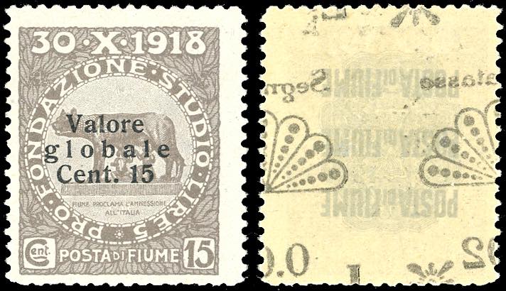 FIUME SEGNATASSE 1921 - 0,02 lire ... 