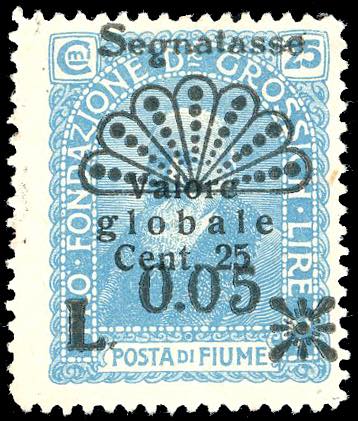 FIUME SEGNATASSE 1921 - 0,05 lire ... 