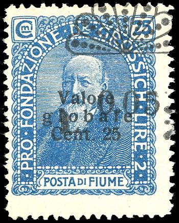 FIUME SEGNATASSE 1921 - 0,05 lire ... 