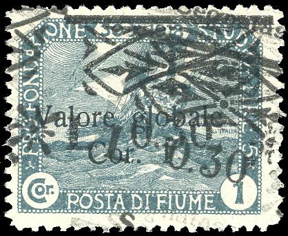 FIUME SEGNATASSE 1921 - 0,30 lire ... 